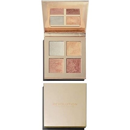 

Палетка хайлайтеров Face Quad Incandescent 14G, Revolution