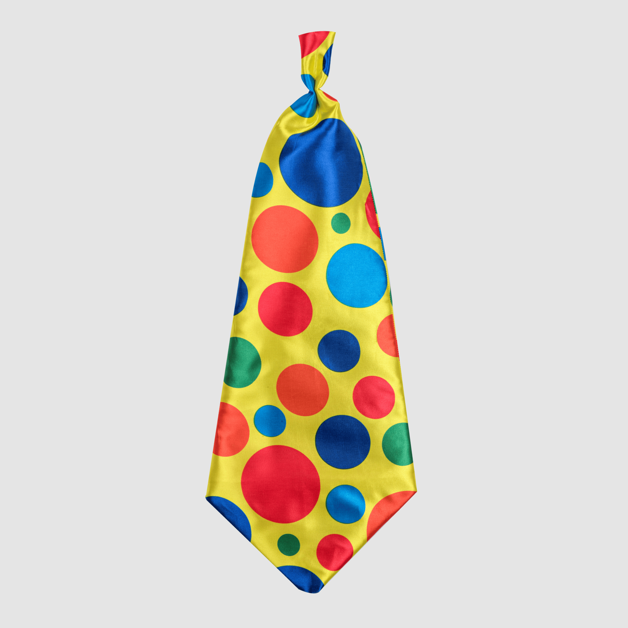 Галстук-клоун в горошек, многоцветный галстук gulliver в горошек синий