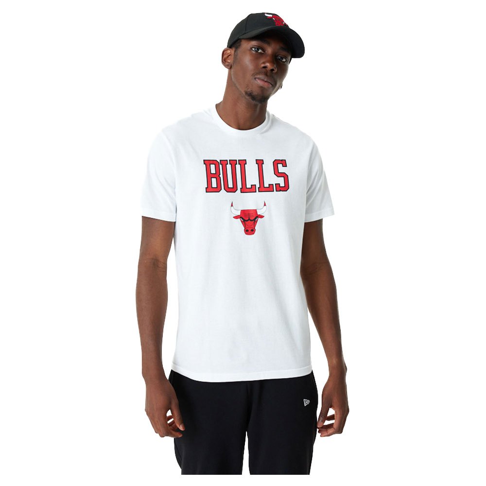 

Футболка с коротким рукавом New Era 60357046 NBA Team Logo Chicago Bulls, белый