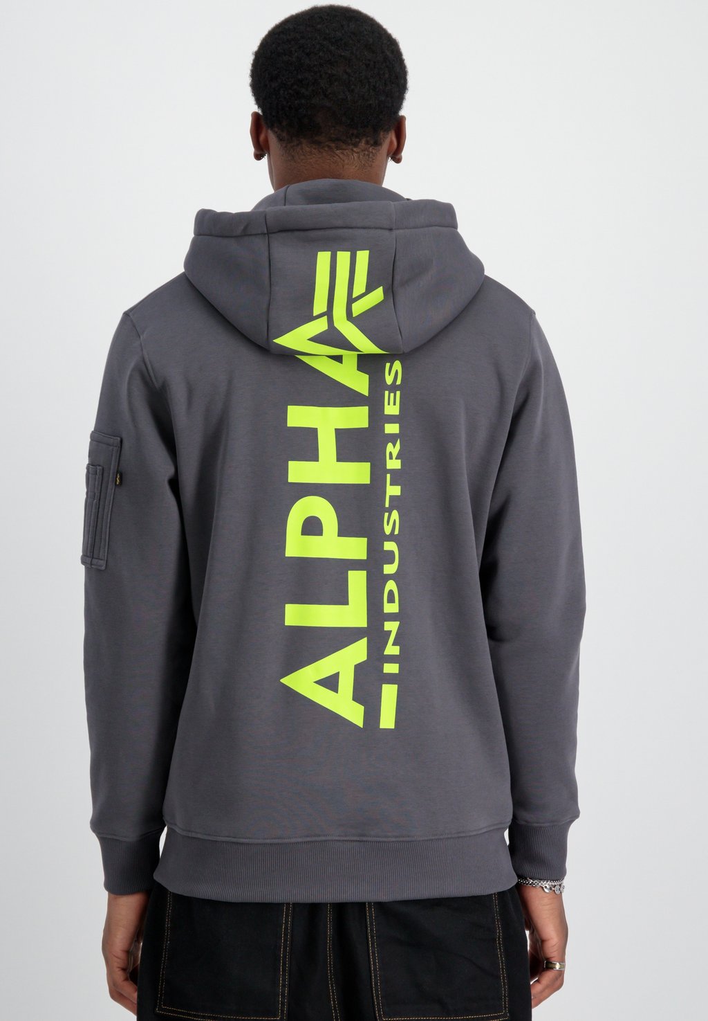 

Свитер на молнии Zip Hoody Alpha Industries, серый