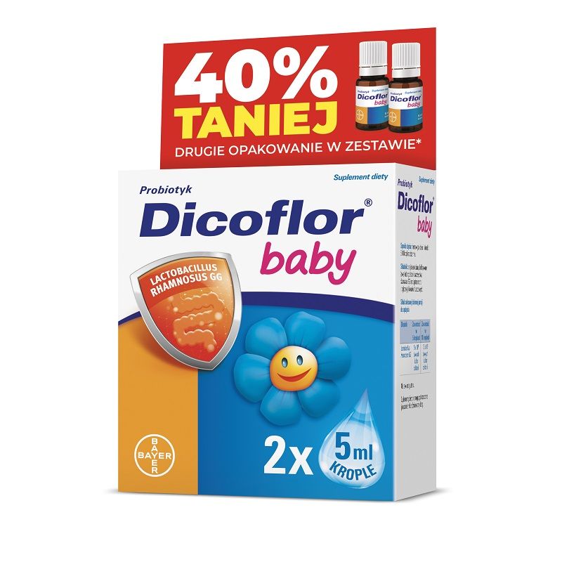 цена Пробиотик для детей Dicoflor Baby Duopack, 10 мл