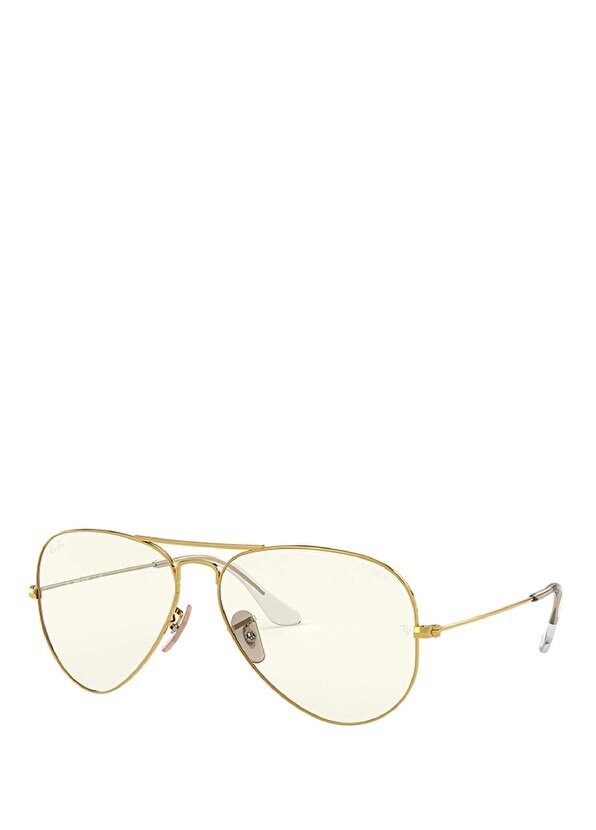 

Большие золотистые солнцезащитные очки-авиаторы унисекс Ray-Ban
