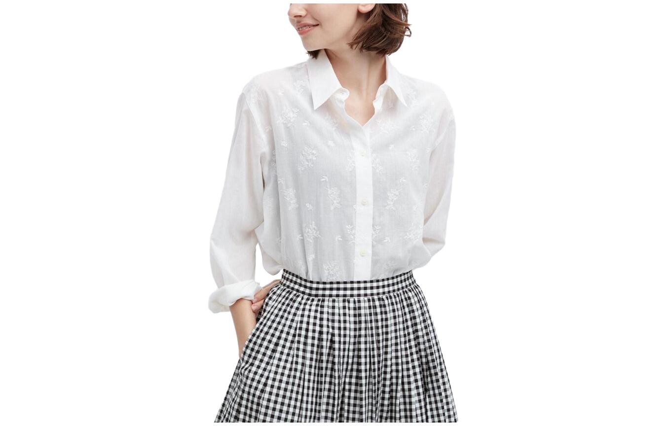 

Рубашка женская белая Uniqlo
