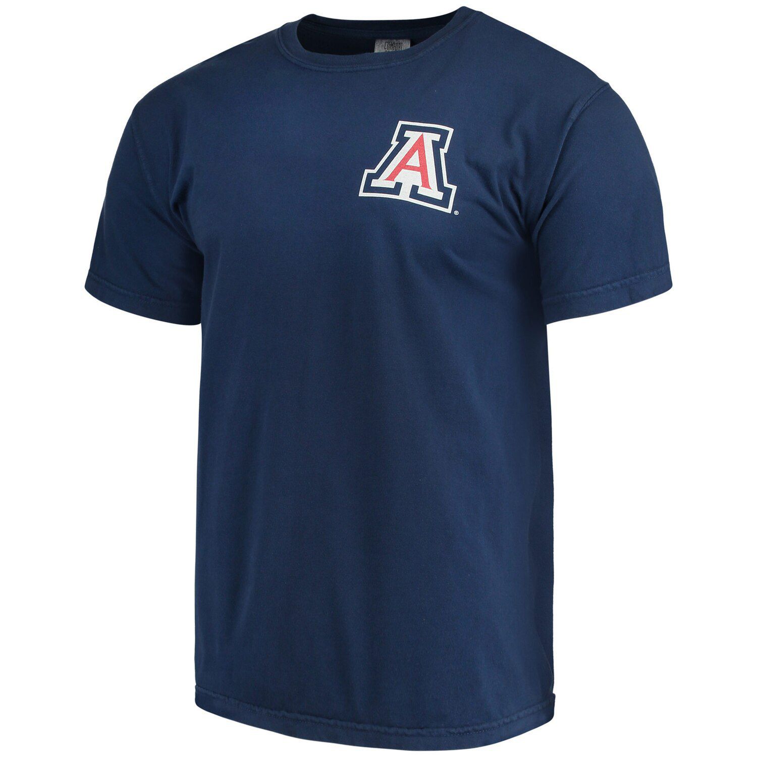 Мужская темно-синяя футболка с бейсбольным флагом Arizona Wildcats комфортных цветов