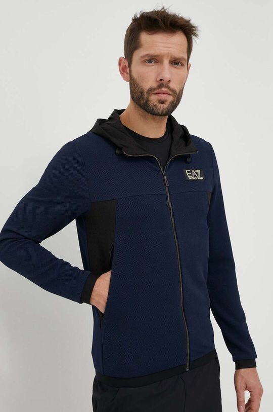 

Толстовка EA7 Emporio Armani, темно-синий