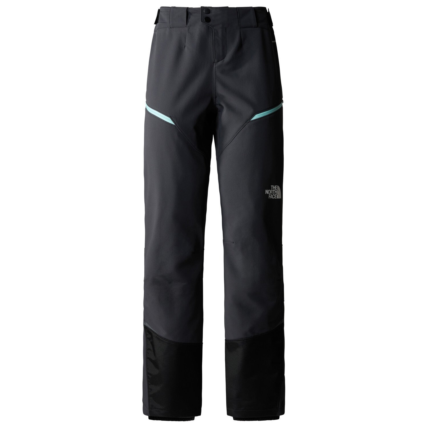 Брюки из софтшелла The North Face Women's Dawn Turn Warm Pant, цвет Asphalt Grey/TNF Black/Powder Teal туристические брюки the north face women s summit chamlang softshell pant цвет tnf black