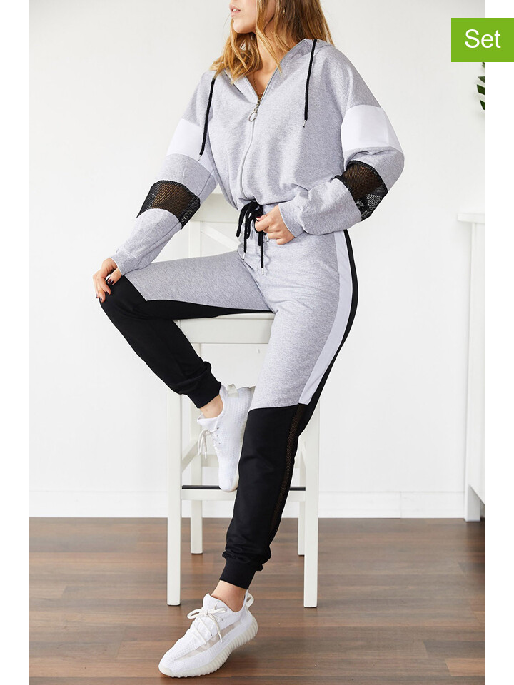 

Спортивные брюки Jumeon 2tlg. Outfit, цвет Grau/Bunt
