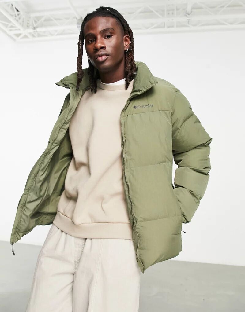 

Нейлоновый пуховик Columbia Puffect цвета хаки эксклюзивно для ASOS