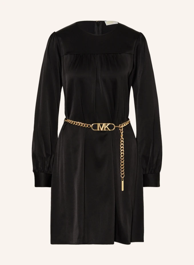 

Атласное платье Michael Kors, черный