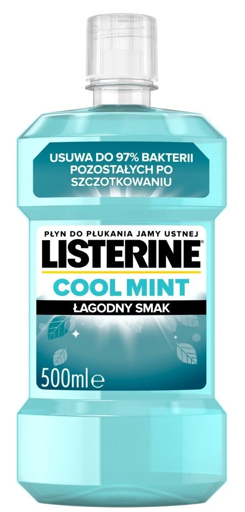 

Listerine Cool Mint Łagodny Smak жидкость для полоскания рта, 500 ml