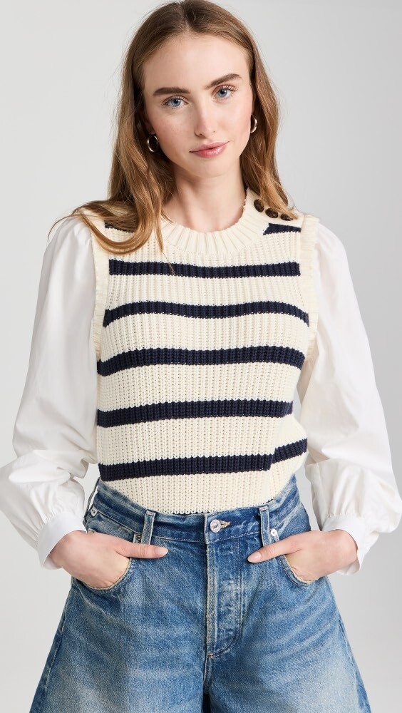 

Топ RAILS Bambi Sweater Vest, слоновая кость