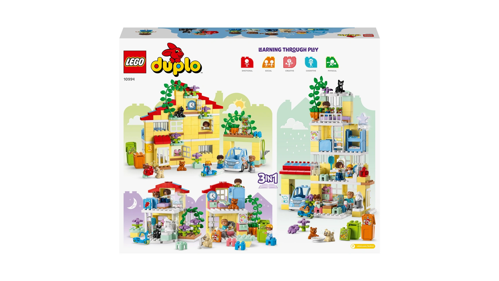 Заказать Lego DUPLO Семейный дом 3-в-1 – цены, описание и характеристики в  «CDEK.Shopping»