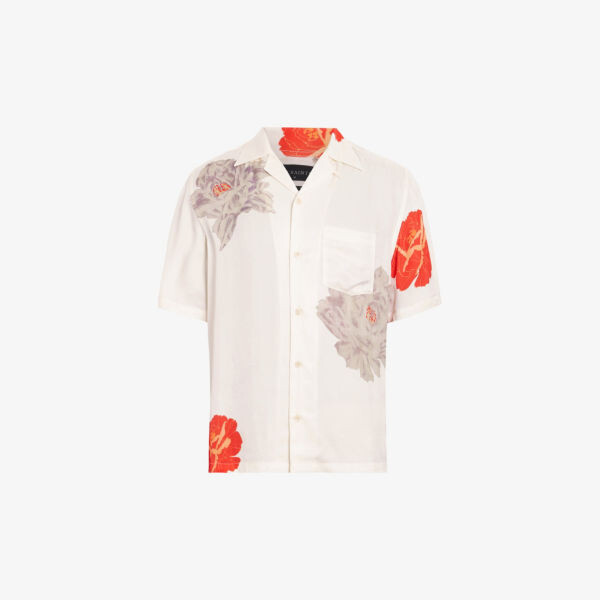 

Рубашка roze с цветочным принтом Allsaints, белый