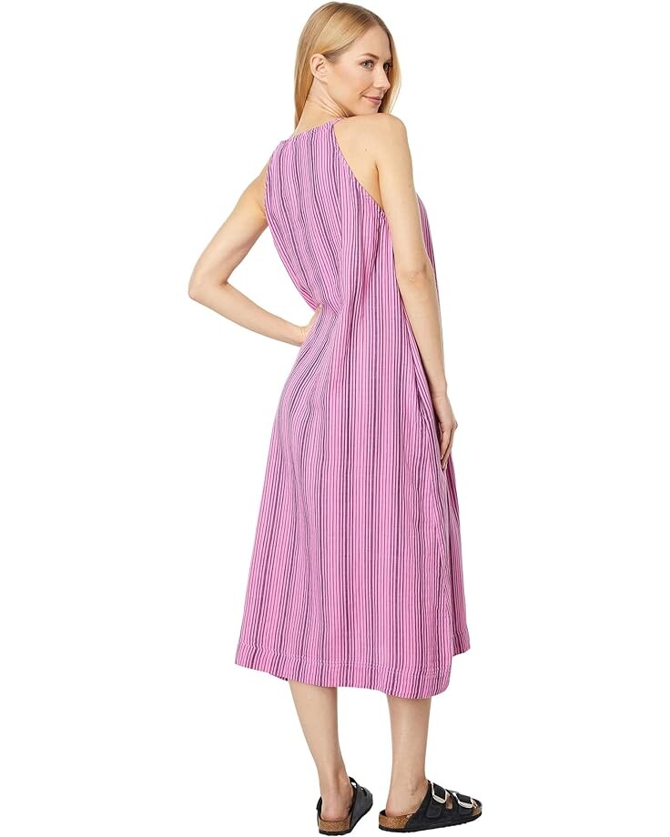 

Платье Dylan by True Grit Sloan Villa Stripes Double Cotton Sundress, фуксия, Розовый