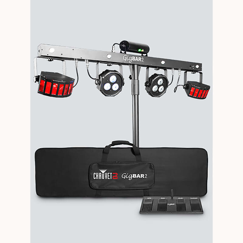 

Светильник Chauvet Gig Bar 2.0 4-in-1 Lighting System with Stand, Footswitch