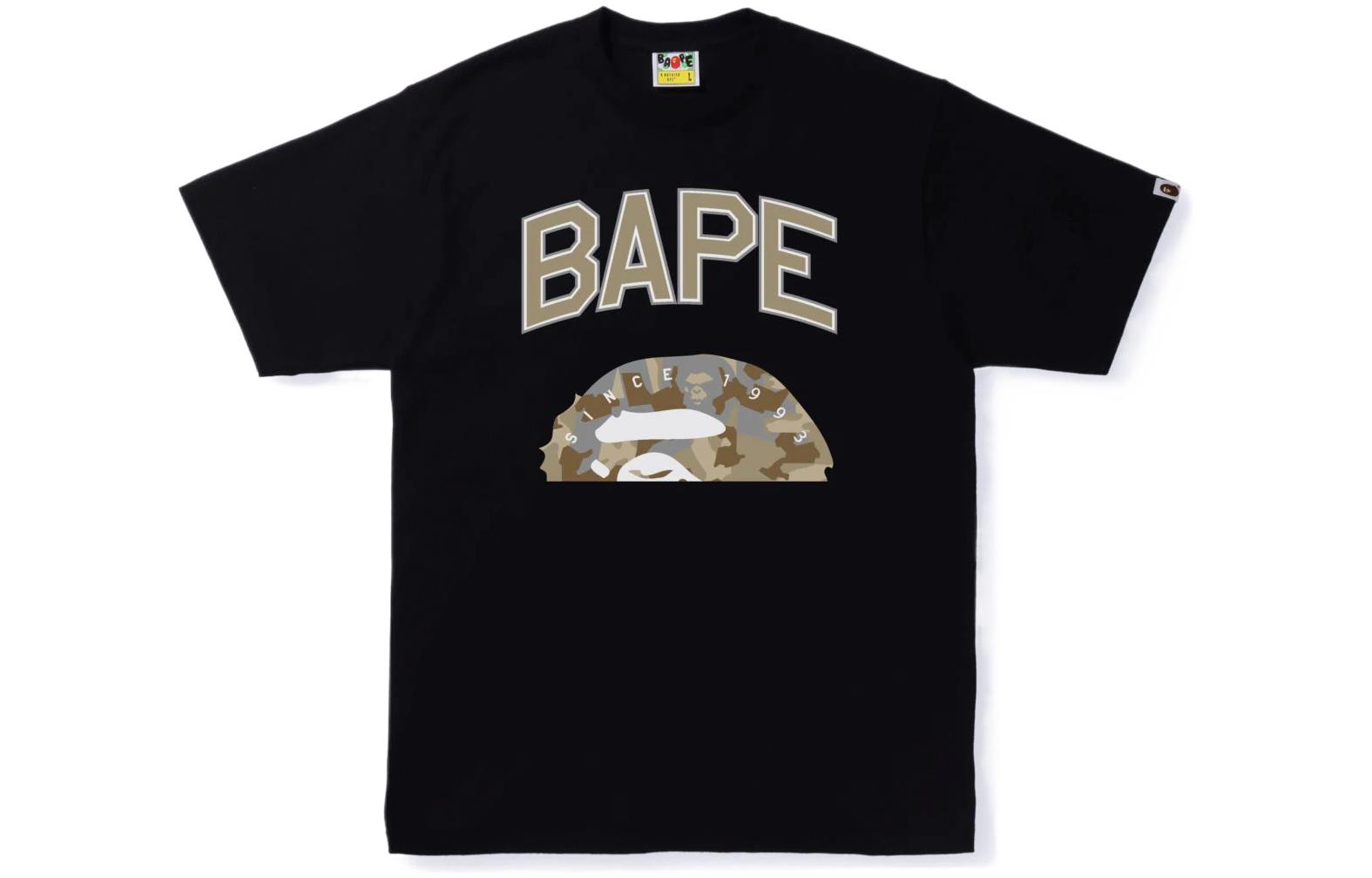 

Футболка Ape Head Series для мужчин A Bathing Ape, черный/синий