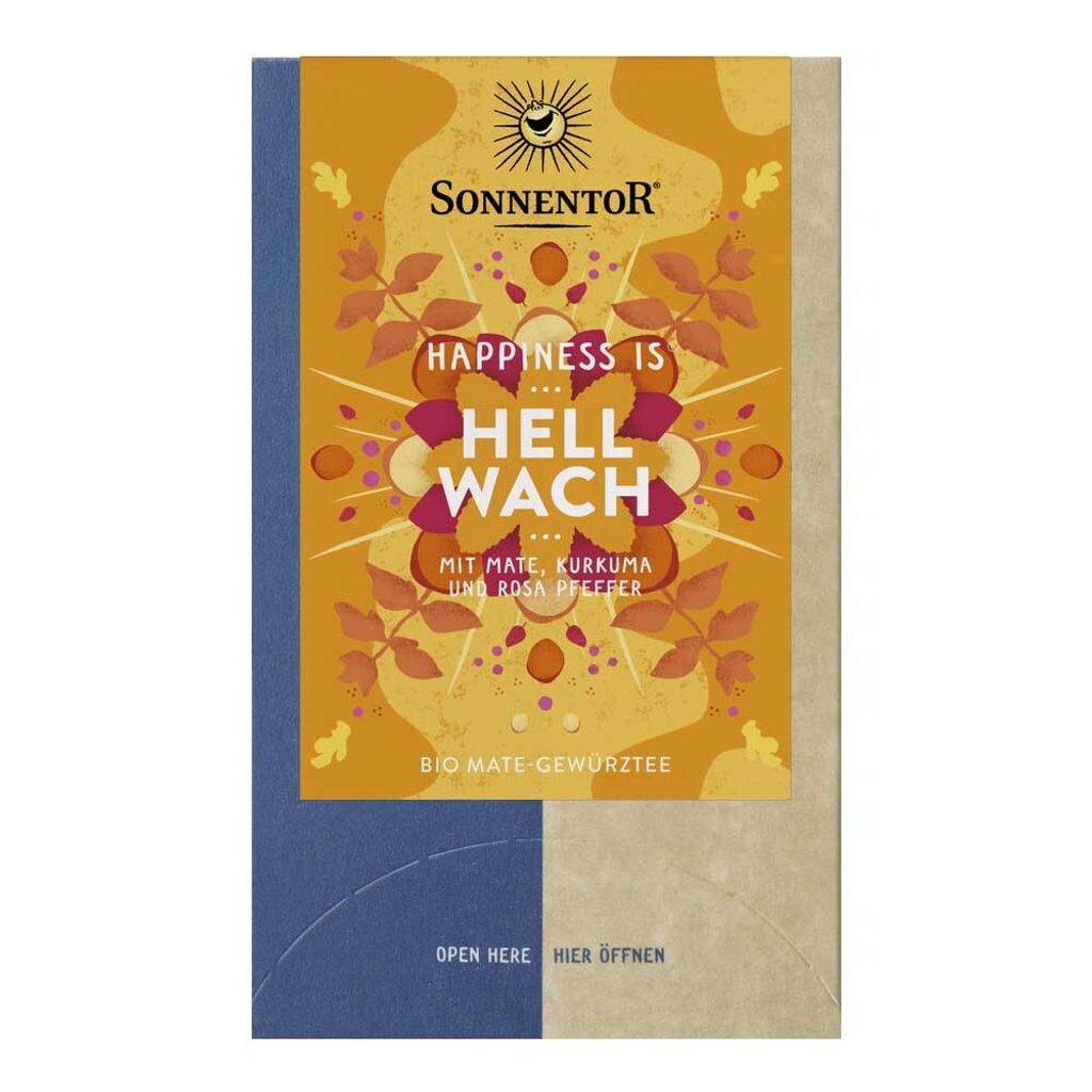 

Sonnentor Hellwach Чай Happiness двухкамерный пакетик - органический - 30,6г