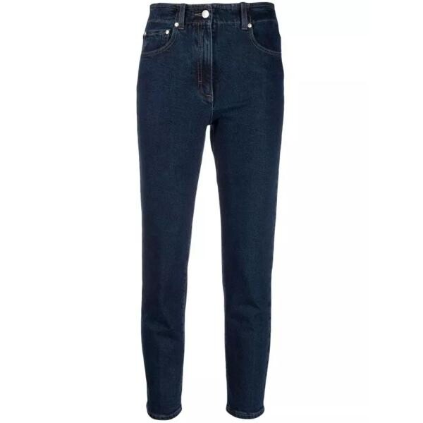

Джинсы slim-cut blue denim jeans Peserico, черный