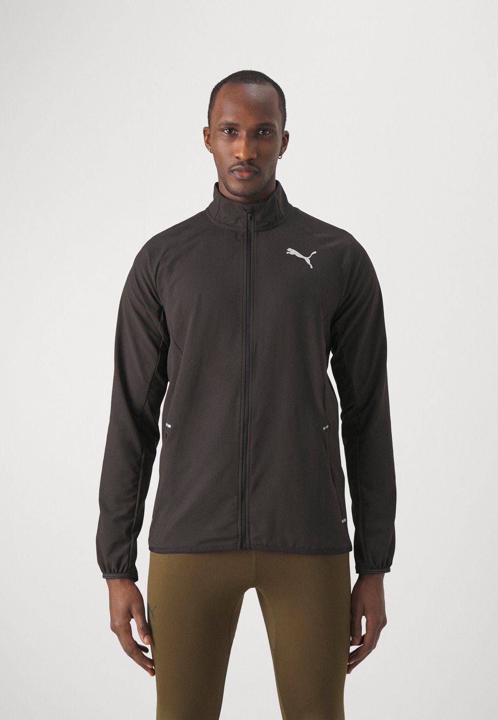 Куртка для бега Run Elite Ultraweave Jacket Puma, черный
