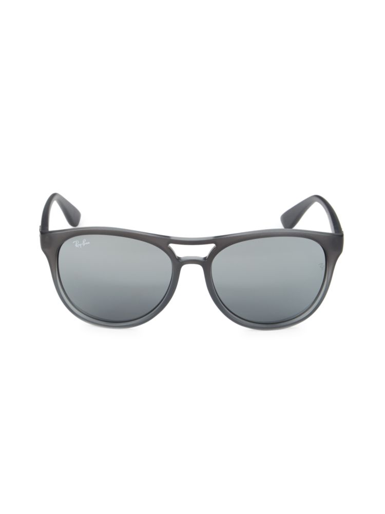Квадратные солнцезащитные очки-авиаторы 58MM Ray-Ban, черный