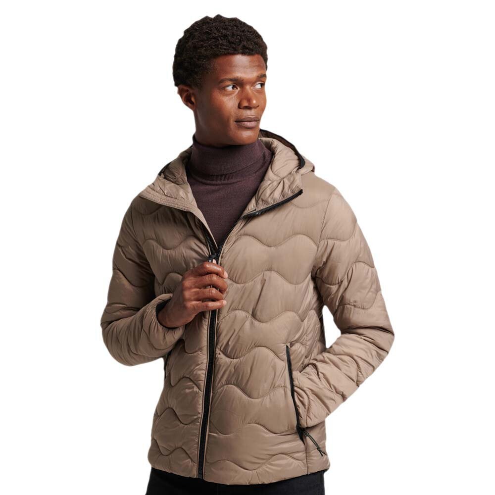 

Куртка Superdry Studios XPD Interest Quilt, коричневый