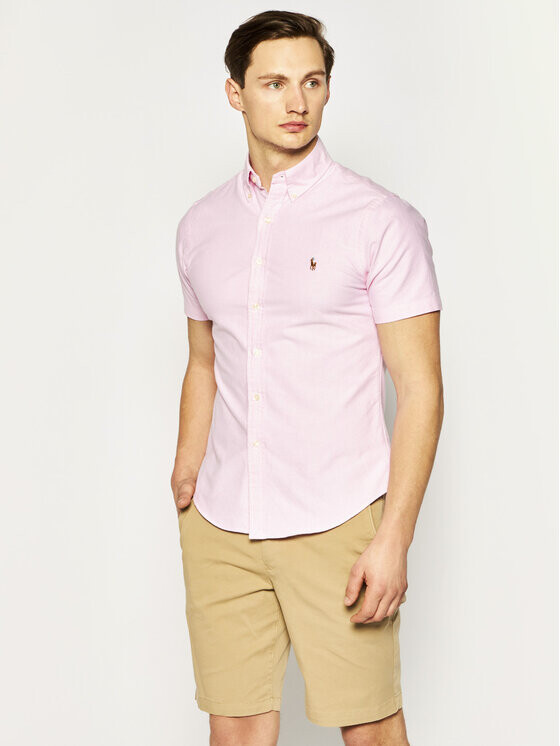 

Рубашка узкого кроя Polo Ralph Lauren, розовый