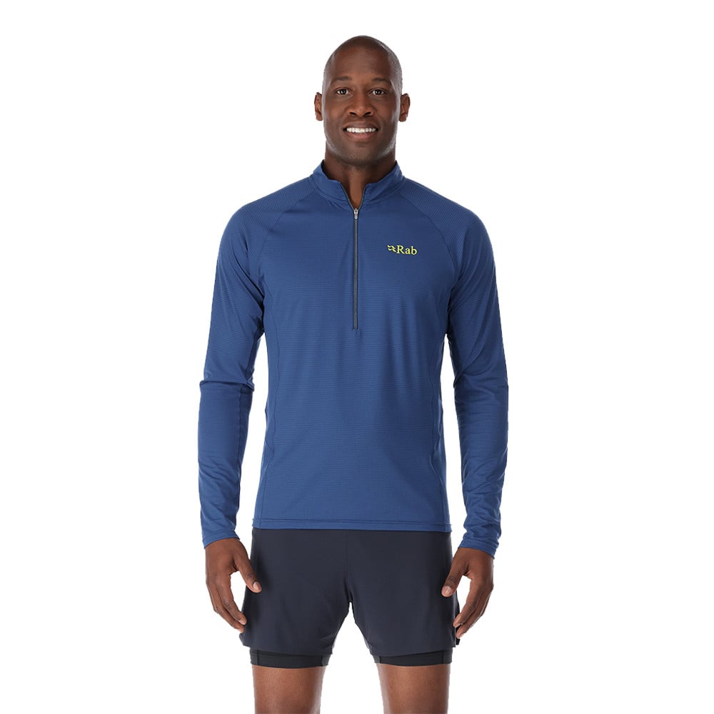 

Спортивный топ Rab Sonic Zip Neck, синий