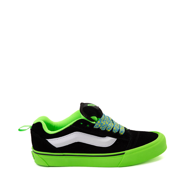 Обувь для скейтбординга Vans Knu Skool, черный/зеленый кроссовки vans knu stacked platform бежевый