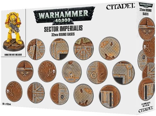 

Миниатюра Games Workshop Warhammer 40K: Sector Imperialis 32mm Round Bases