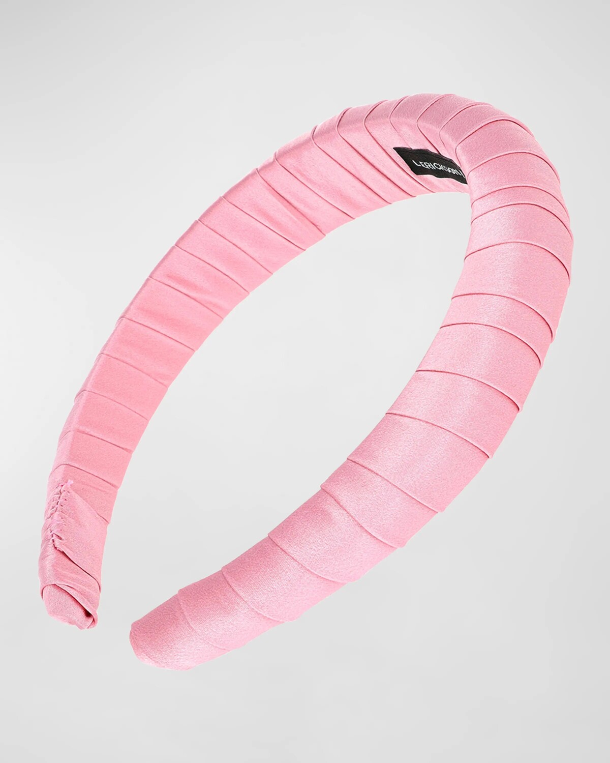 

Шелковая повязка на голову Sophia с запахом L. Erickson USA, цвет Silk Charmeuse Pink Wax