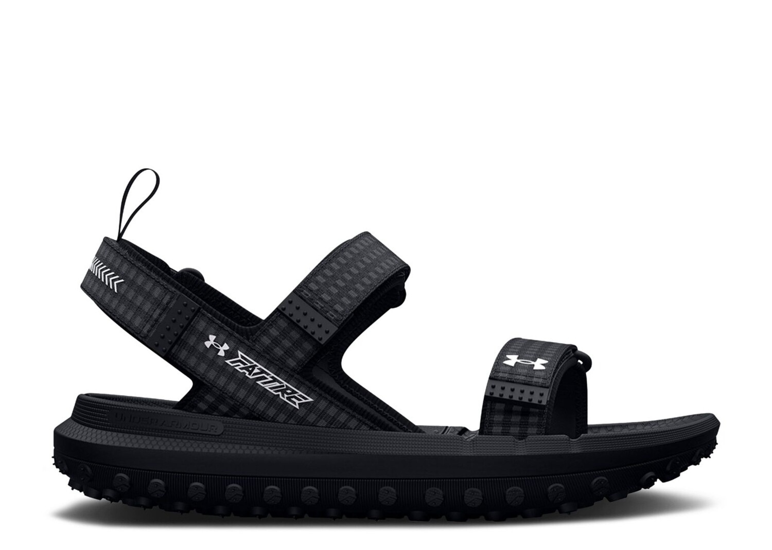 

Кроссовки Under Armour Fat Tire Sandal 'Black White', черный
