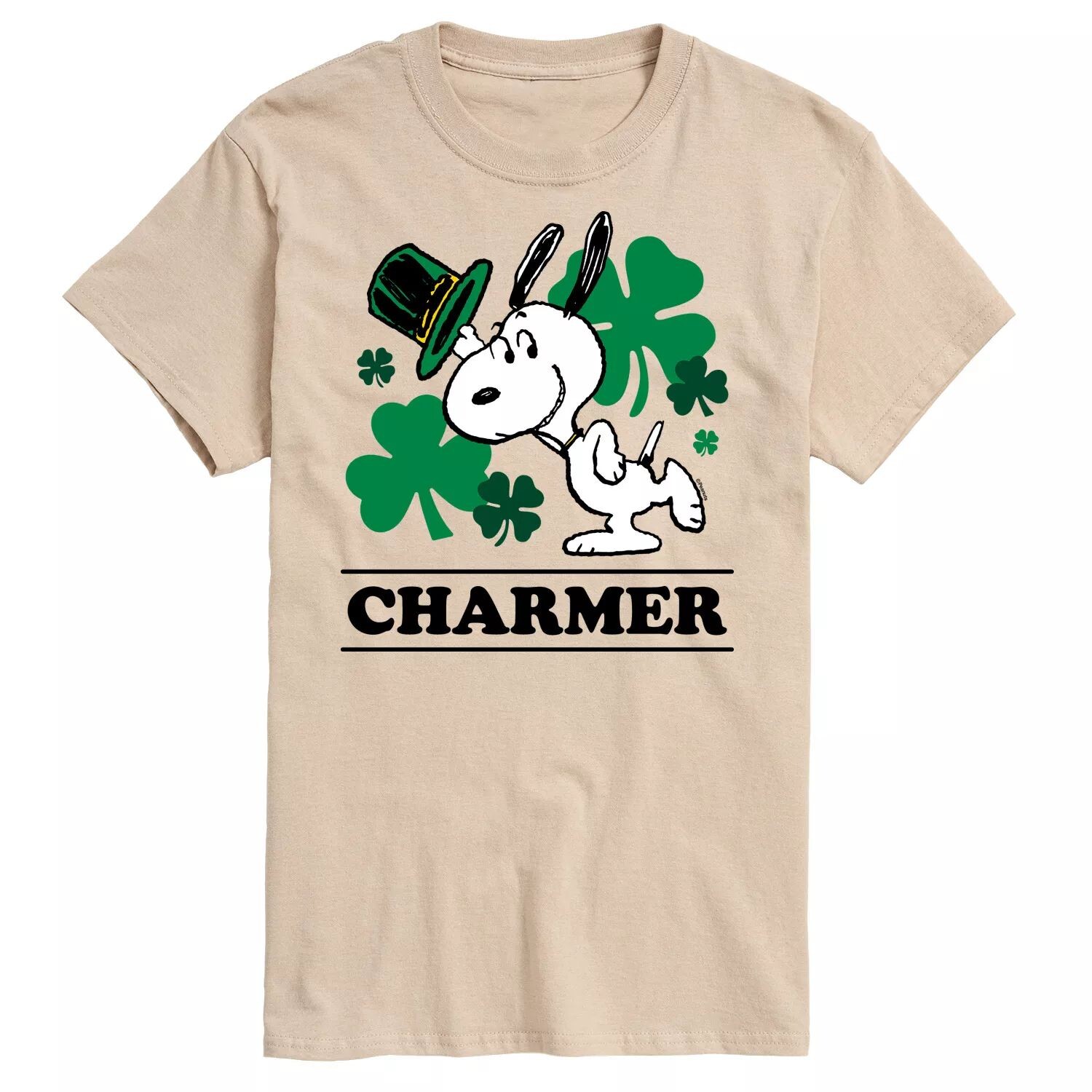

Мужская футболка Snoopy Charmer цвета арахиса Licensed Character