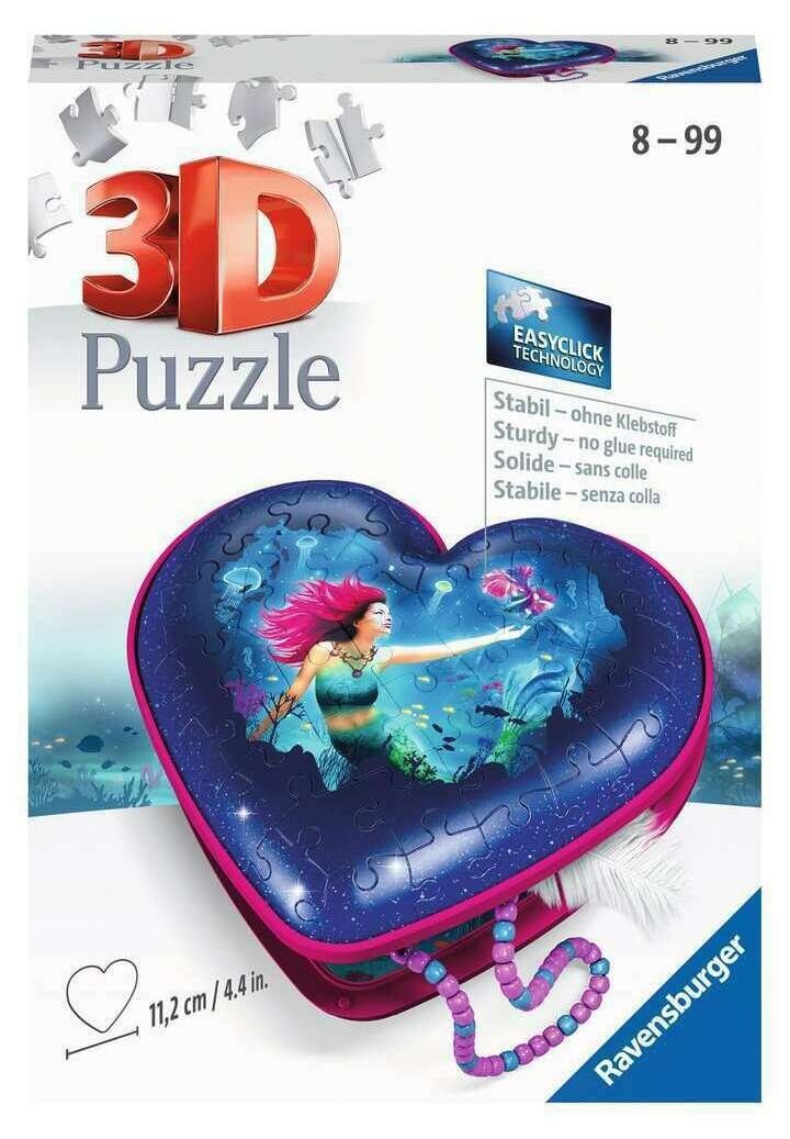 

Пазл HERZSCHATULLE BEZAUBERNDE MEERJUNGFRAUEN Ravensburger, цвет mehrfarbig
