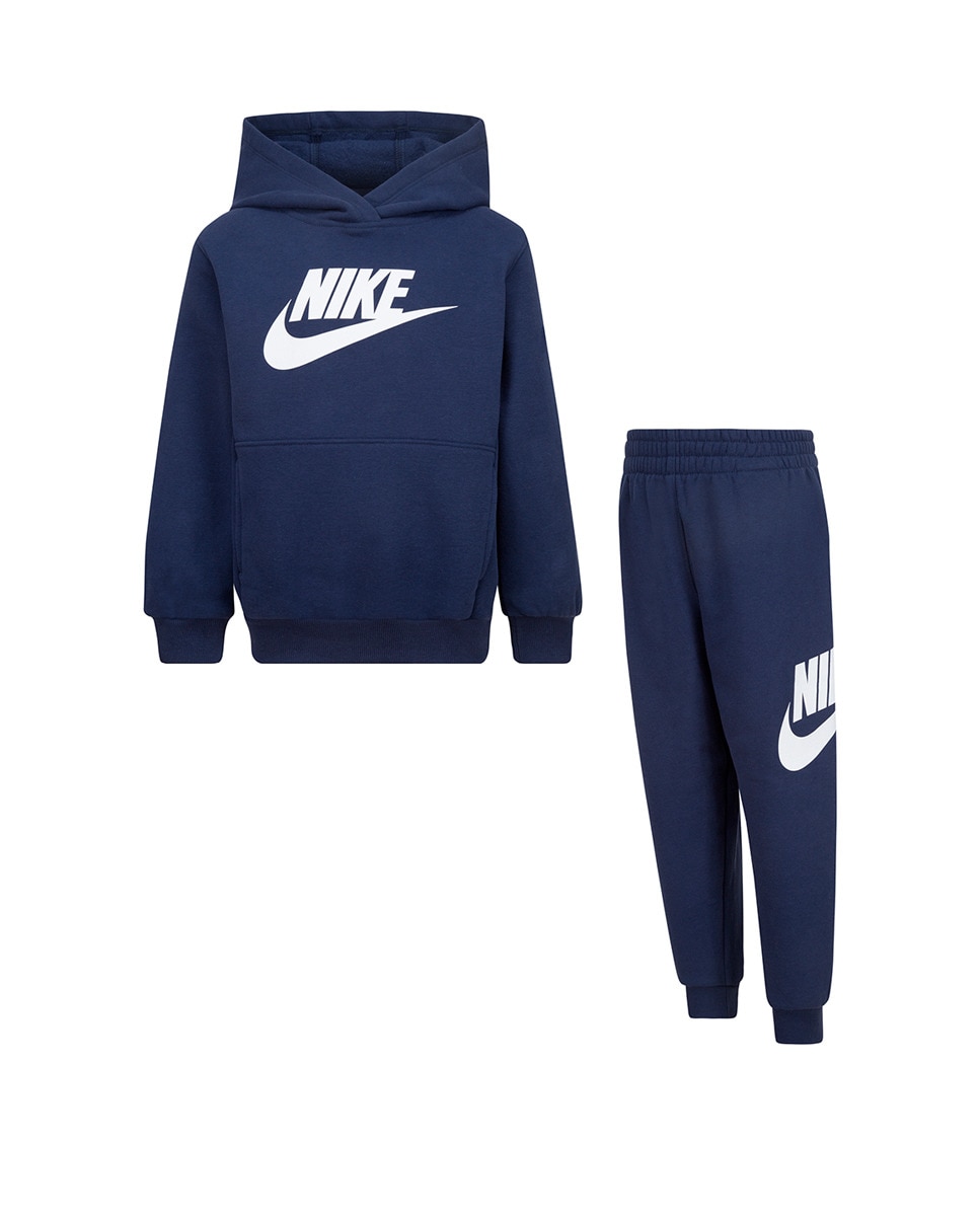 Комплект из толстовки и брюк для мальчика Nike, синий комплект из толстовки и брюк для девочки рост 110 см цвет бирюза