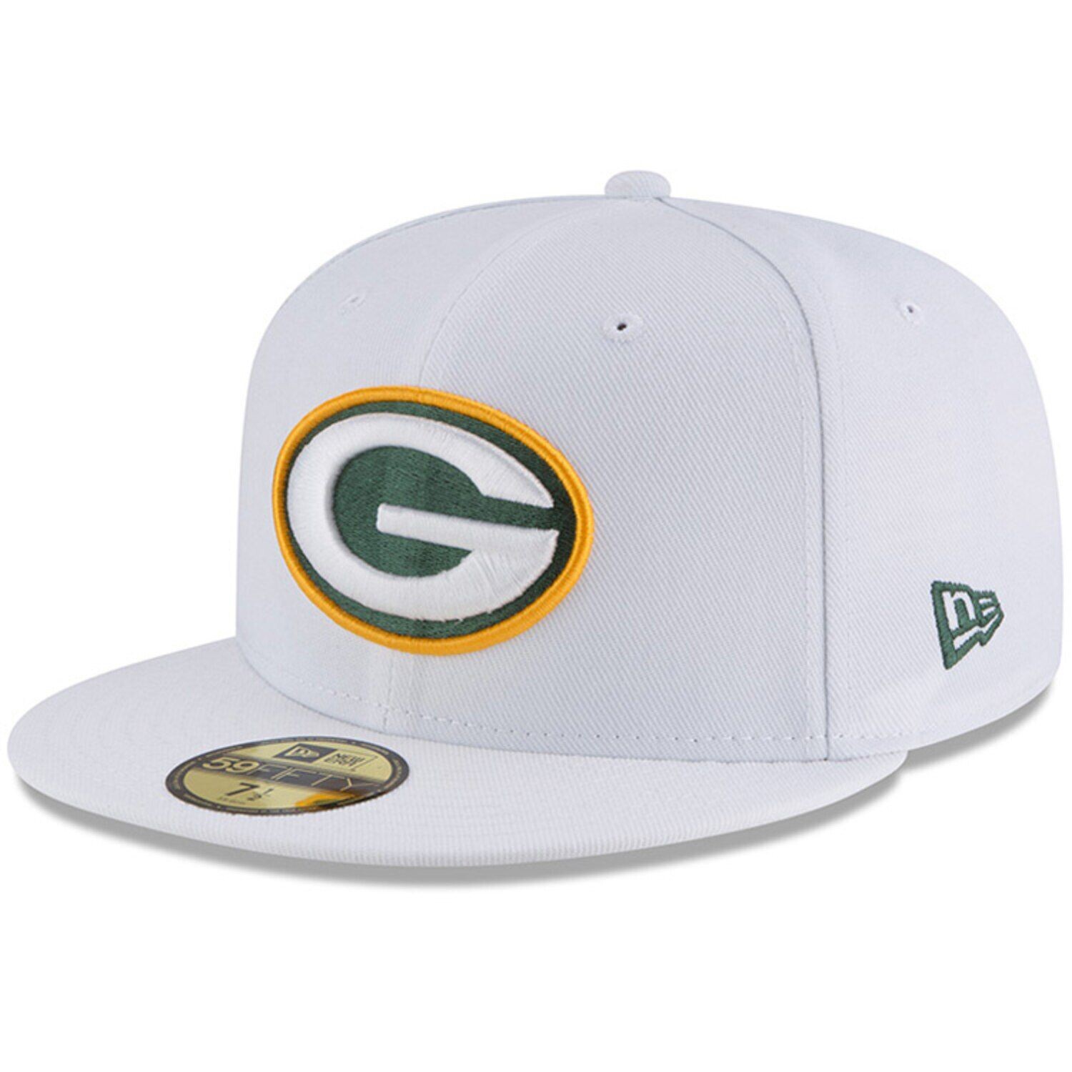 

Мужская приталенная кепка New Era White Green Bay Packers Omaha 59FIFTY