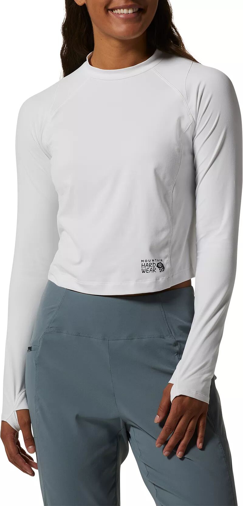 Женская укороченная рубашка с длинными рукавами Mountain Hardwear Crater Lake