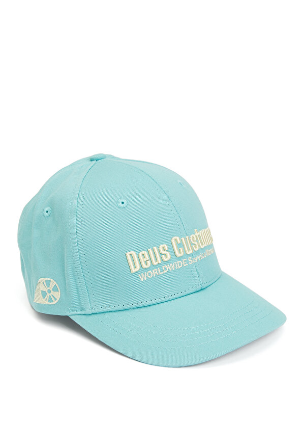 цена Мужская шляпа с синим логотипом Deus Ex Machina