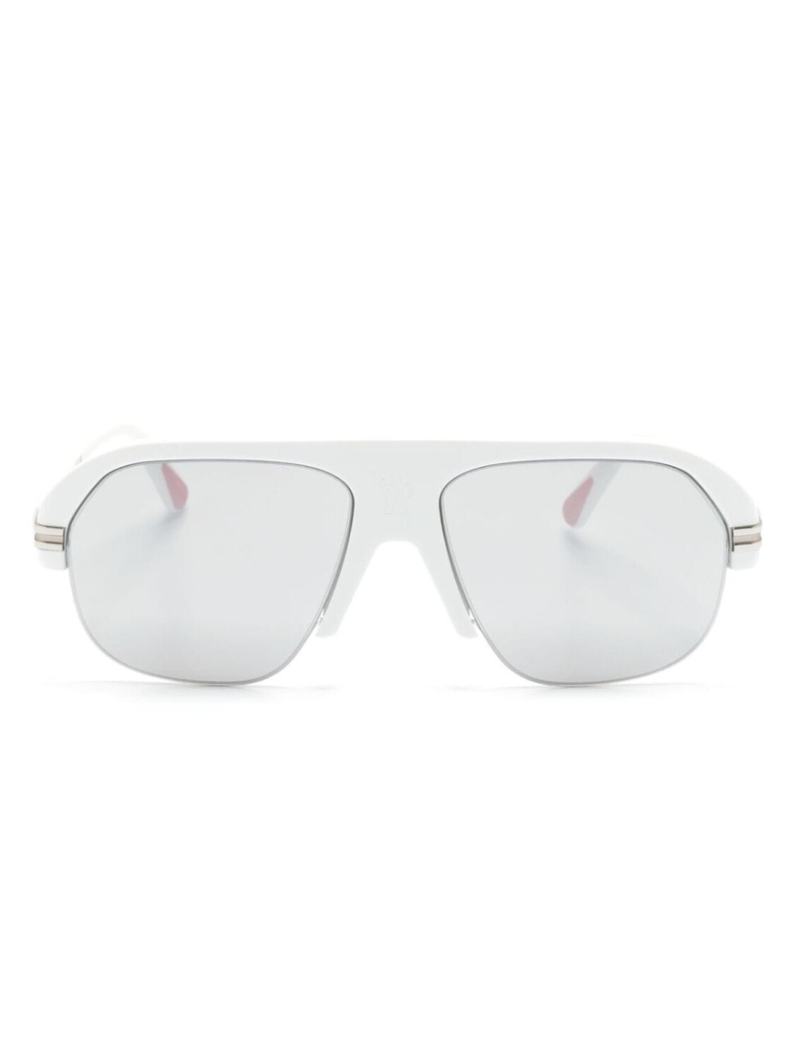 

Moncler Eyewear солнцезащитные очки-пилоты, белый