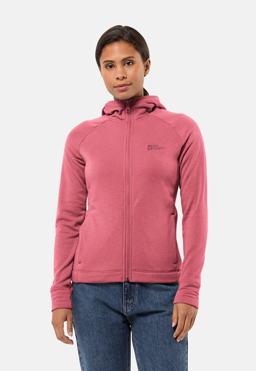 

Флисовая куртка WALDSEE HOODED Jack Wolfskin, цвет soft pink