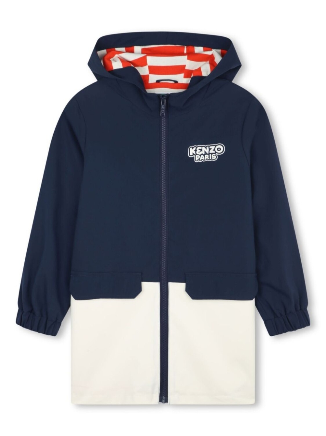 

Kenzo Kids ветровка с логотипом, синий