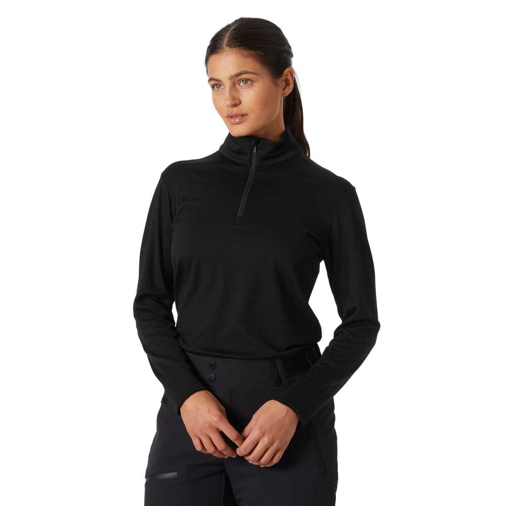 

Базовый слой с длинным рукавом Helly Hansen Merino, черный