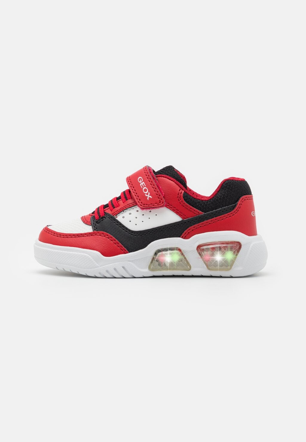 

Кроссовки низкие ILLUMINUS BOY LIGHTS Geox, цвет red/black
