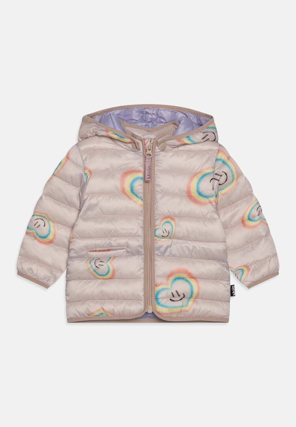

Куртка зимняя BABY HARMONY UNISEX Molo, цвет off-white/multi-coloured