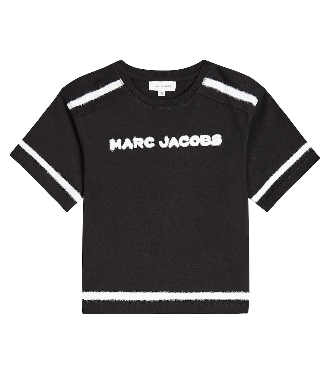 

Футболка из хлопкового джерси с логотипом Marc Jacobs, черный