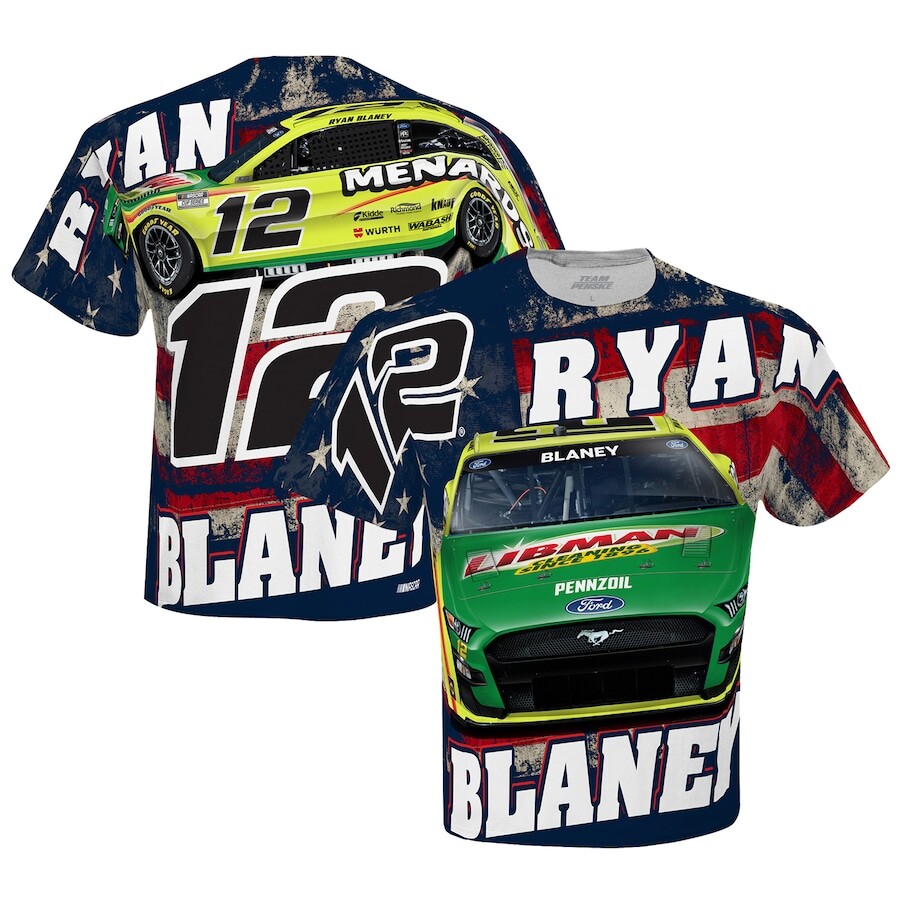

Футболка с коротким рукавом Team Penske Ryan Blaney, белый