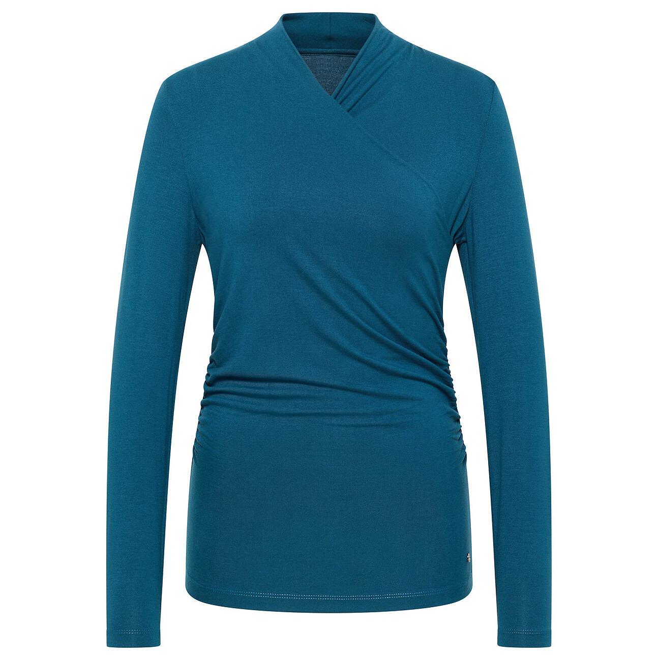

Лонгслив Tranquillo Feminines Ecovero-Shirt, цвет Bermuda Blue