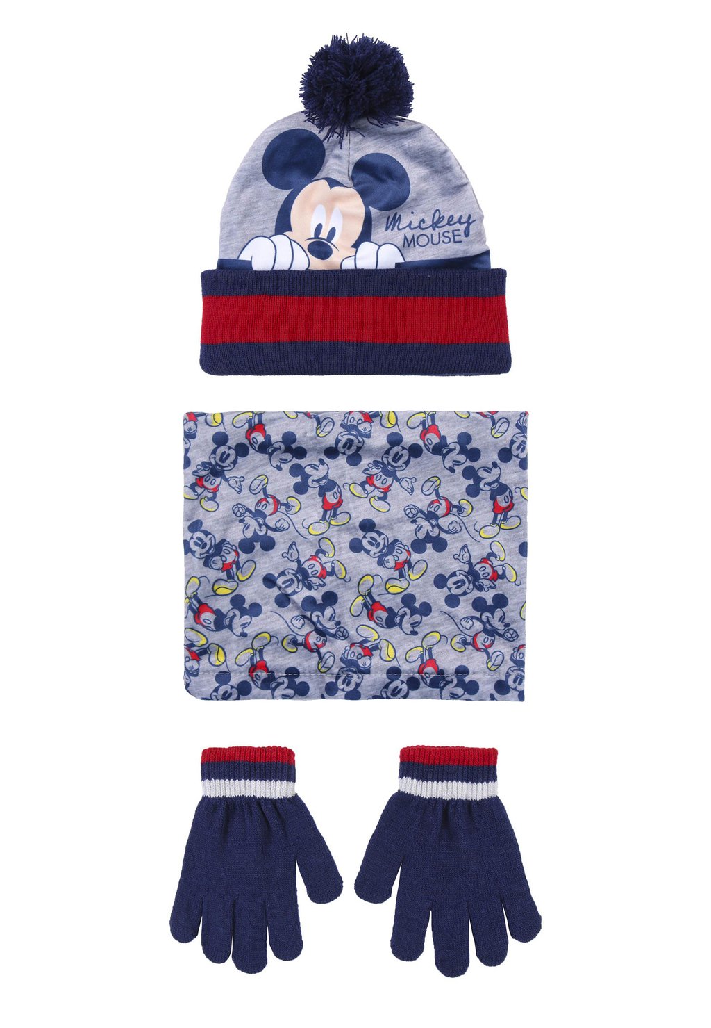 Шапка WINTER-SET Mickey & Minnie, цвет hellblau шапка winter set mickey