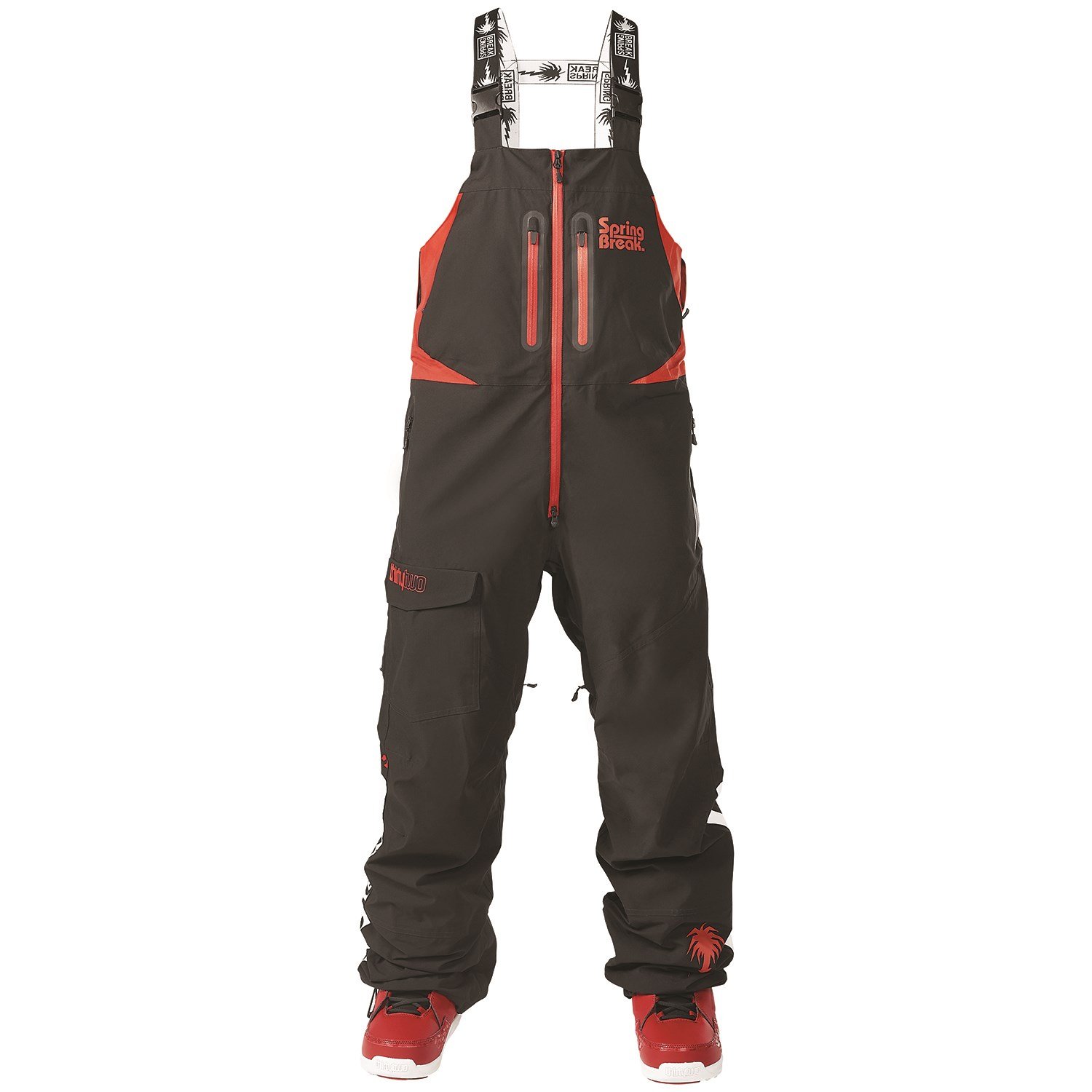 

Горнолыжные брюки thirtytwo Springbreak X Powder, цвет Red/Black