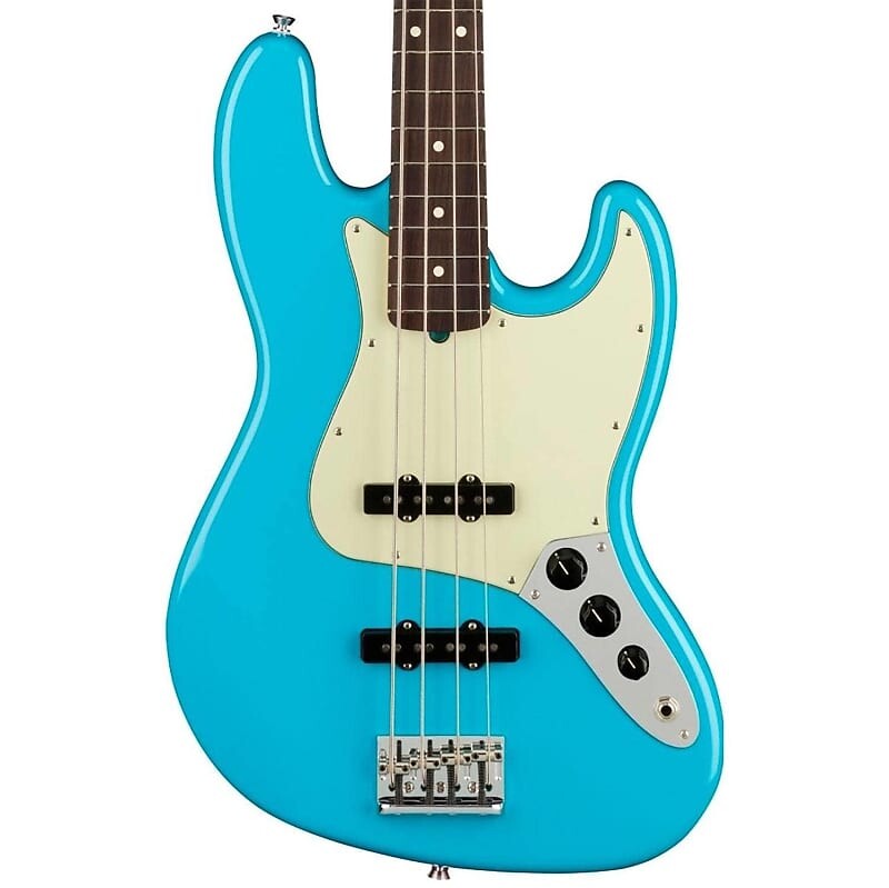 

Басс гитара Fender American Professional II Jazz Bass Miami Blue Roseweood