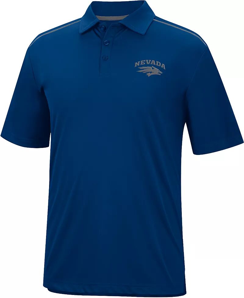 Colosseum Мужская синяя рубашка-поло Nevada Wolf Pack